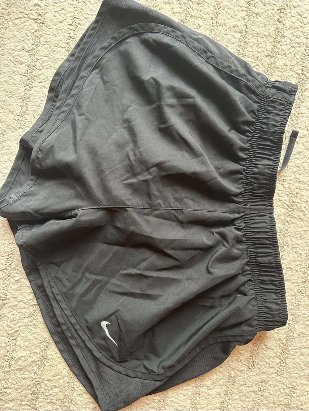 Womens dri fit Black Athletic Running Shorts